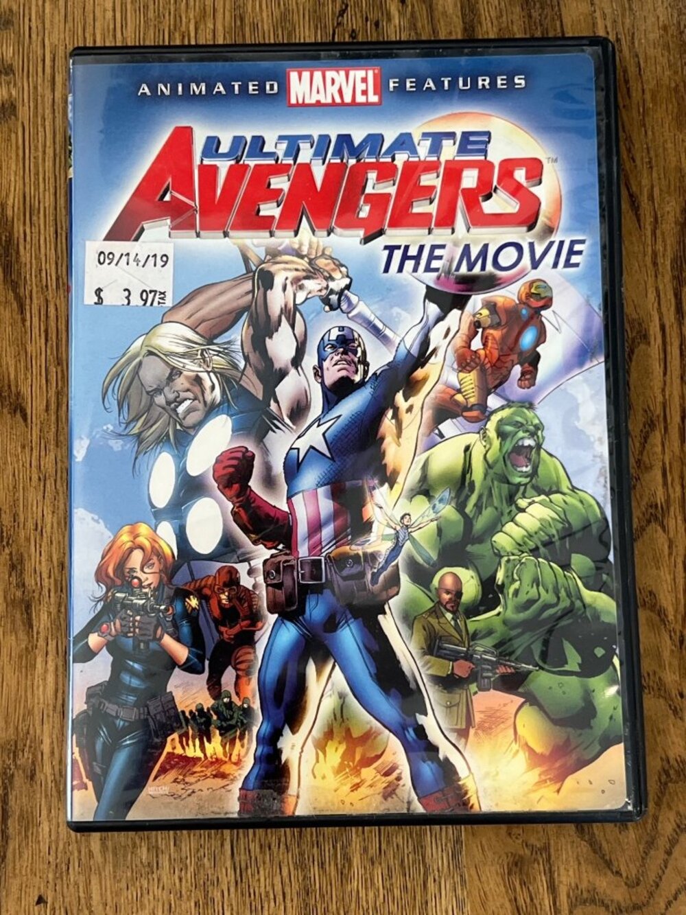 Ultimate Avengers The Movie 2006 DVD Animated Marvel Features Pre-Owned